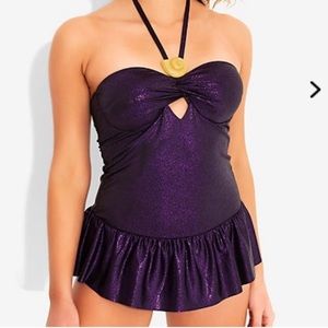 NWT Disney The Little Mermaid Ursula Swimsuit -LG